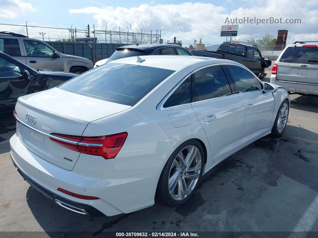 2019 Audi A6 55 Premium White vin: WAUL2AF24KN091878