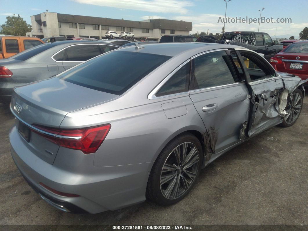 2019 Audi A6 Premium Plus Silver vin: WAUL2AF24KN102118