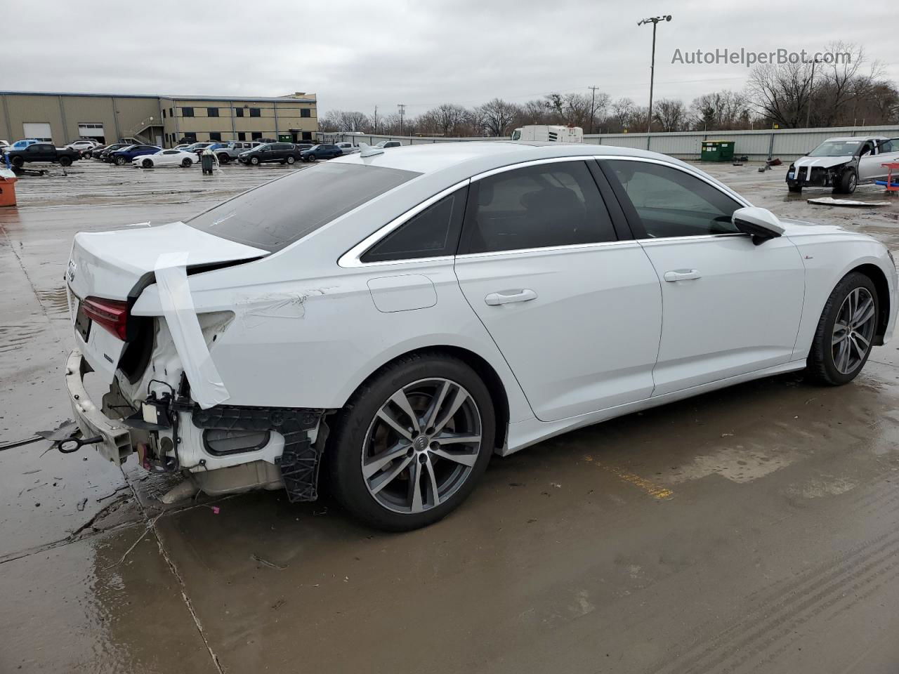 2019 Audi A6 Premium Plus White vin: WAUL2AF24KN105360