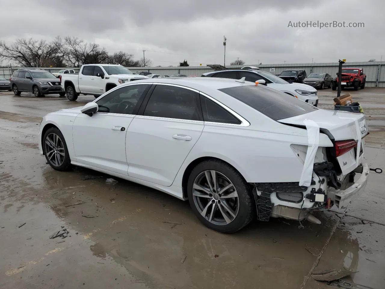 2019 Audi A6 Premium Plus White vin: WAUL2AF24KN105360