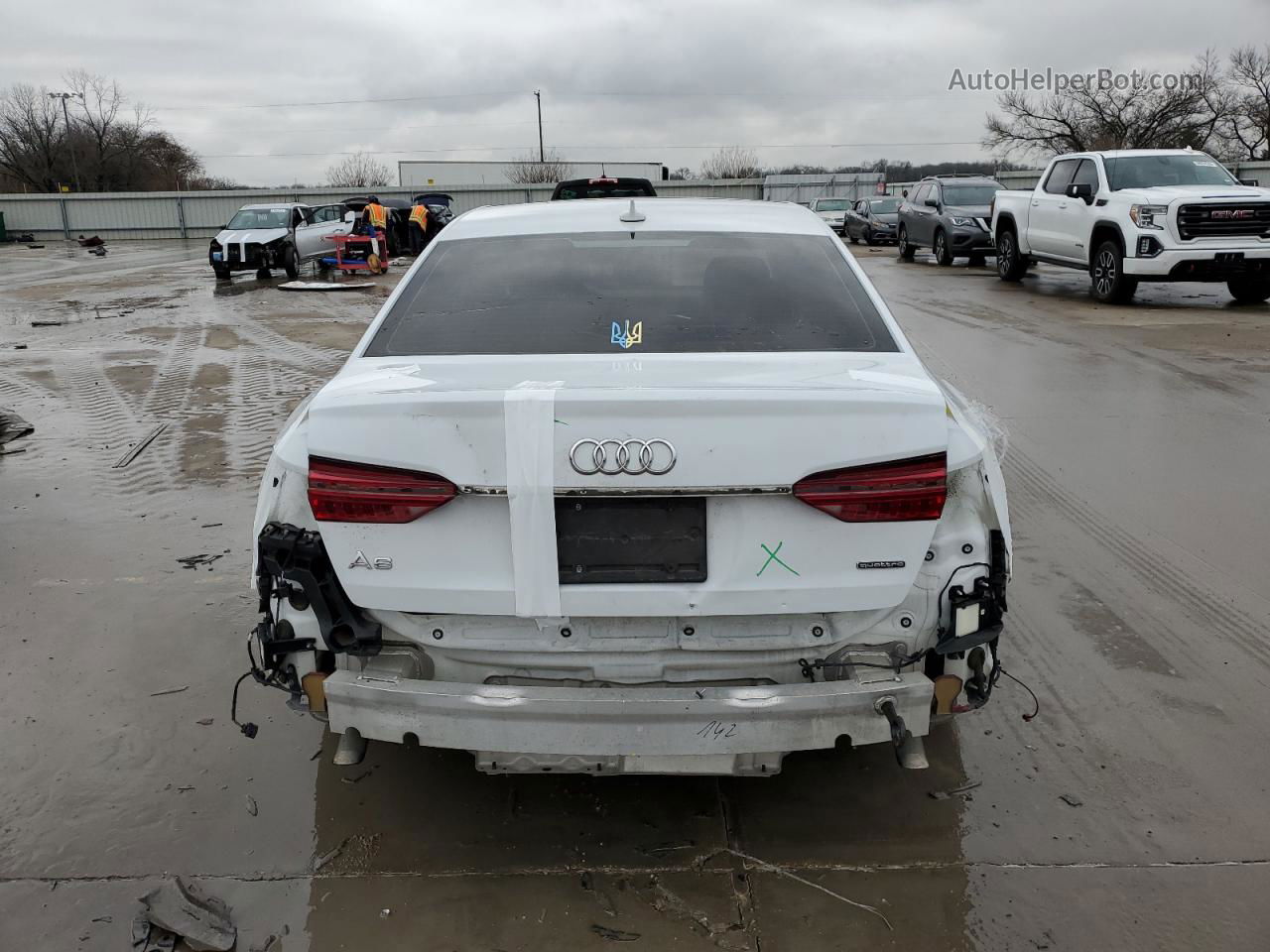 2019 Audi A6 Premium Plus White vin: WAUL2AF24KN105360