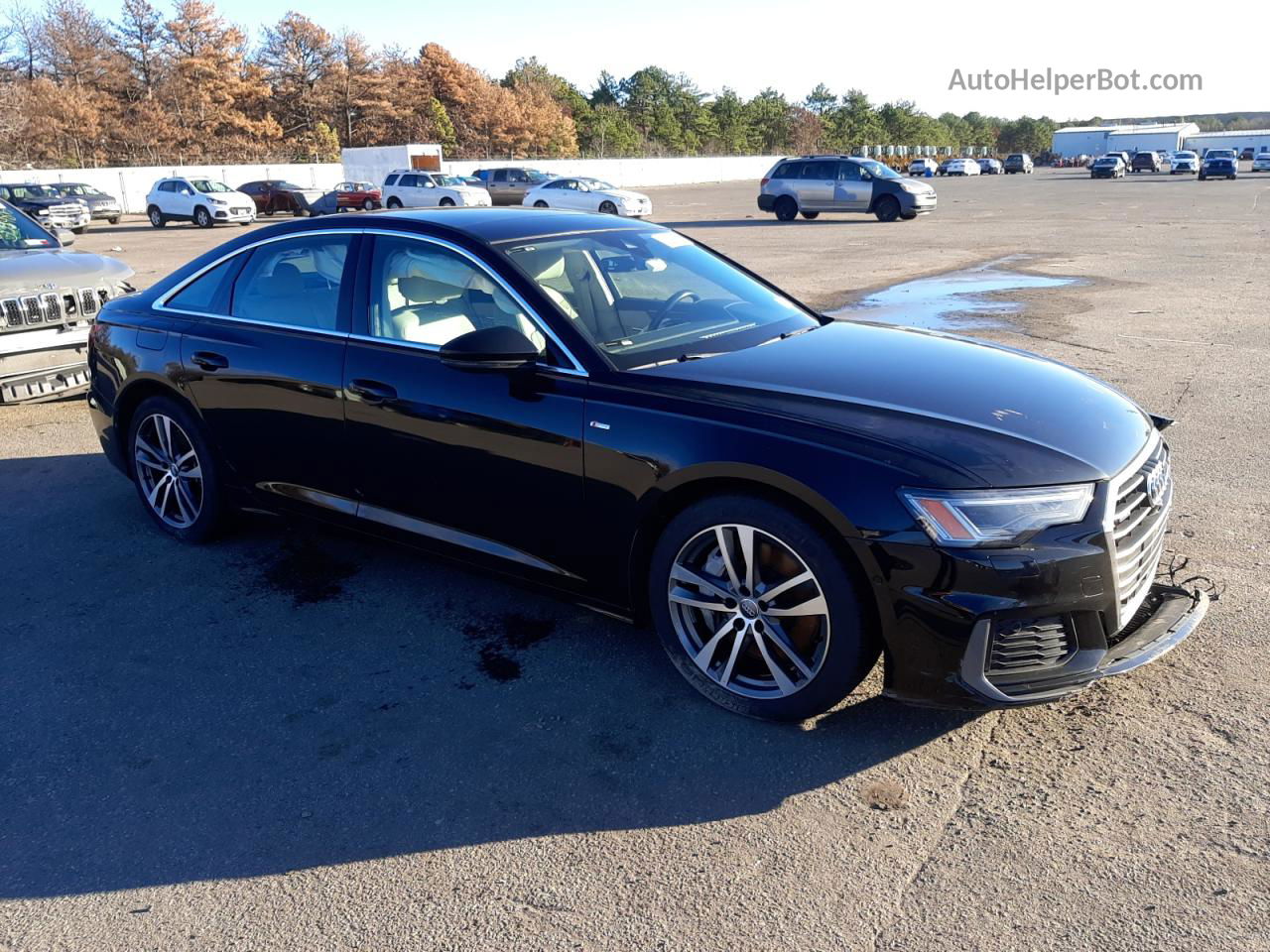 2019 Audi A6 Premium Plus Black vin: WAUL2AF25KN044990