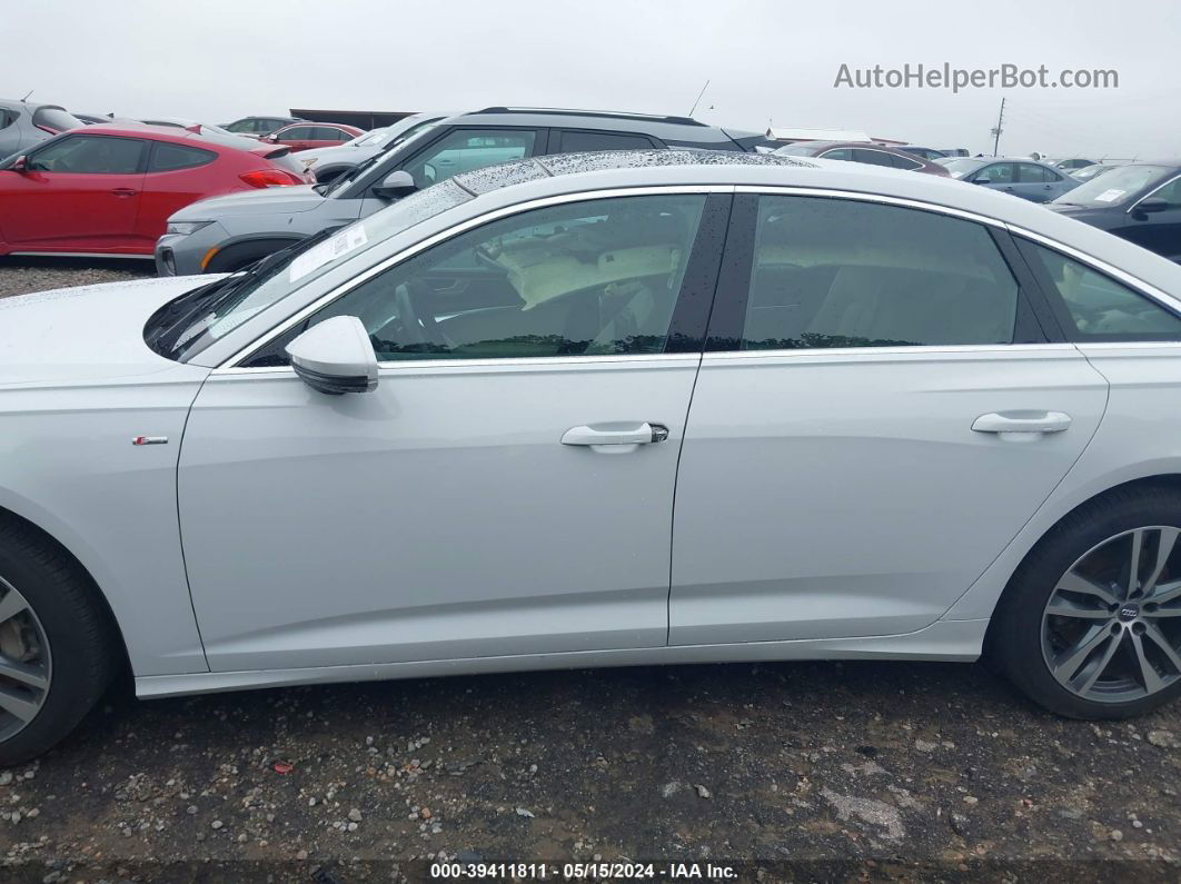 2019 Audi A6 55 Premium White vin: WAUL2AF25KN054323