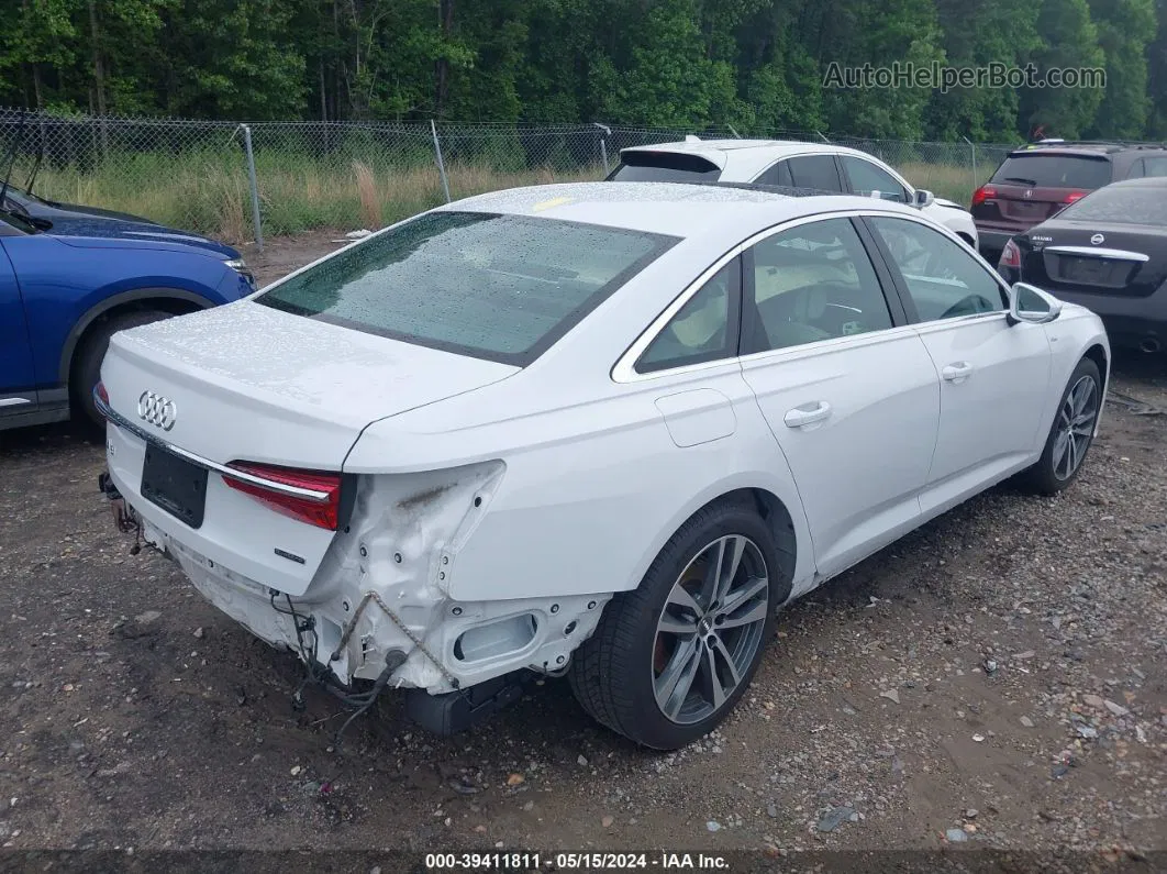 2019 Audi A6 55 Premium White vin: WAUL2AF25KN054323