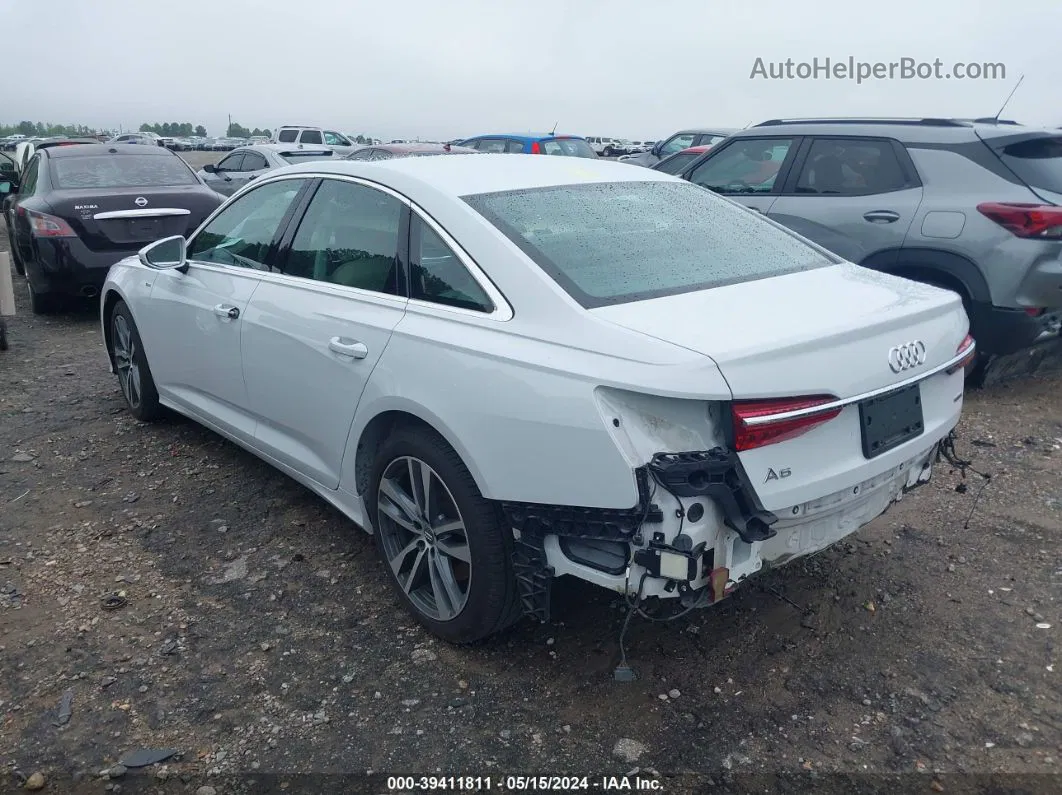 2019 Audi A6 55 Premium White vin: WAUL2AF25KN054323