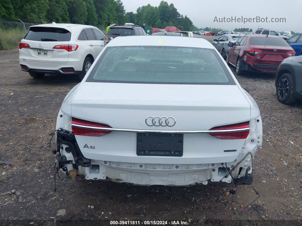 2019 Audi A6 55 Premium White vin: WAUL2AF25KN054323