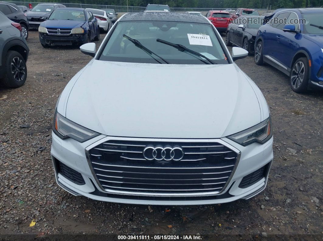 2019 Audi A6 55 Premium White vin: WAUL2AF25KN054323