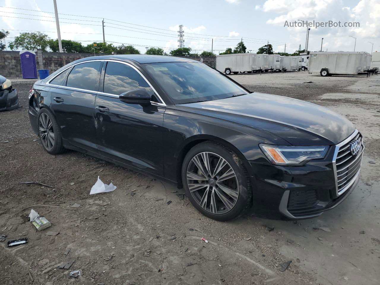 2019 Audi A6 Premium Plus Серый vin: WAUL2AF25KN119350