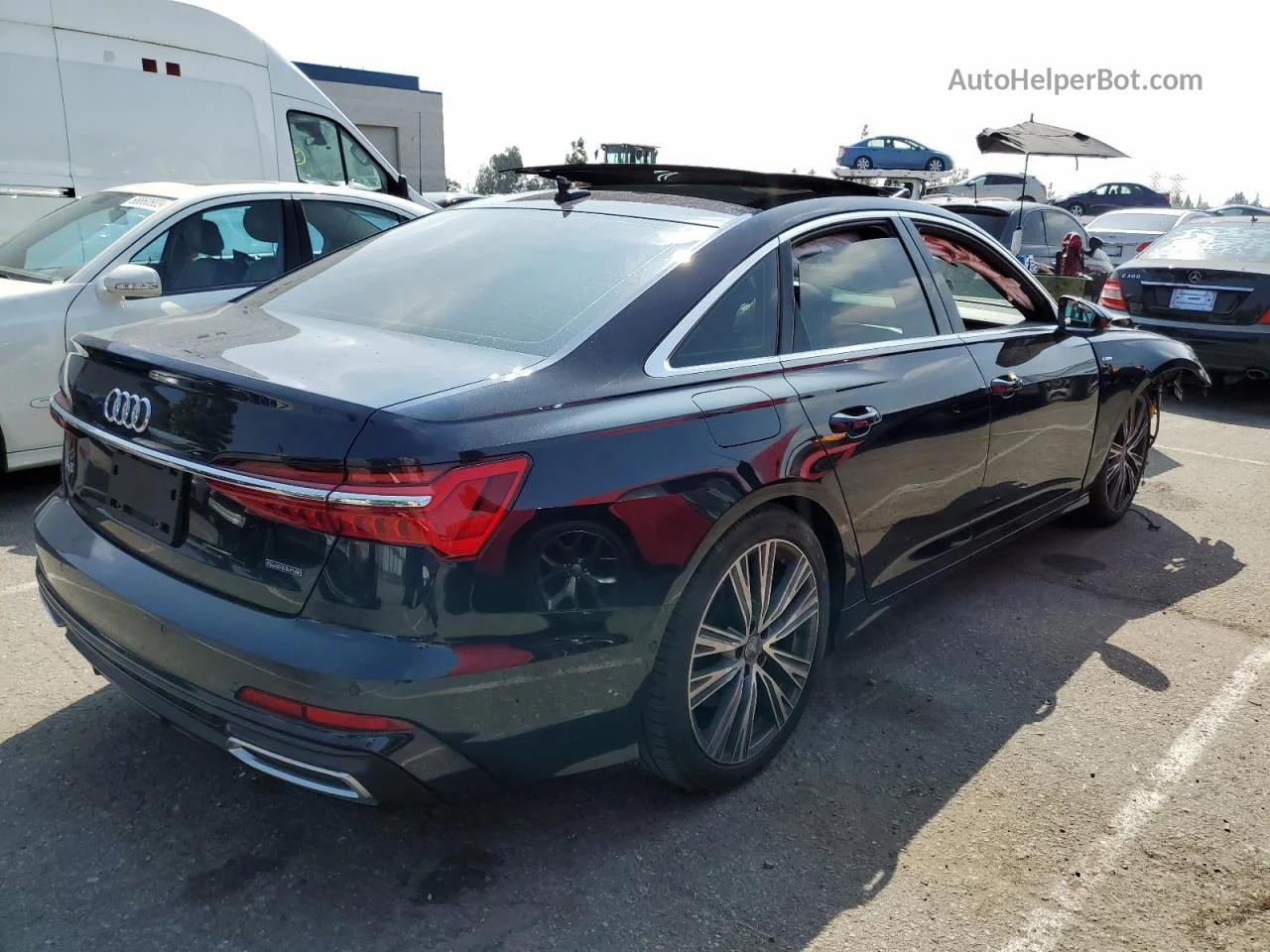 2019 Audi A6 Premium Plus Blue vin: WAUL2AF26KN105943