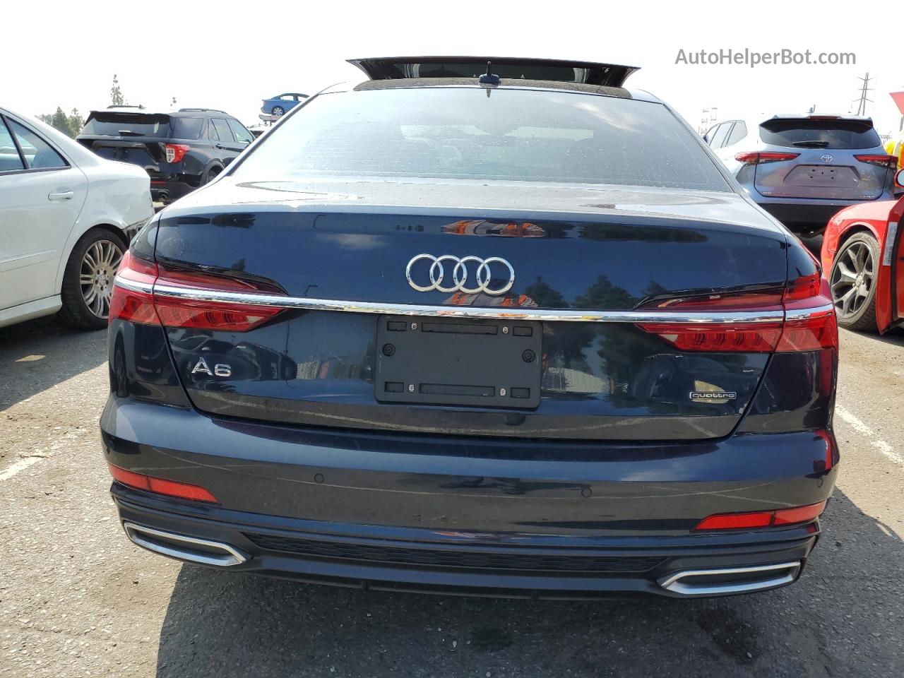 2019 Audi A6 Premium Plus Синий vin: WAUL2AF26KN105943