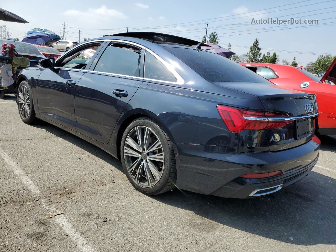 2019 Audi A6 Premium Plus Blue vin: WAUL2AF26KN105943