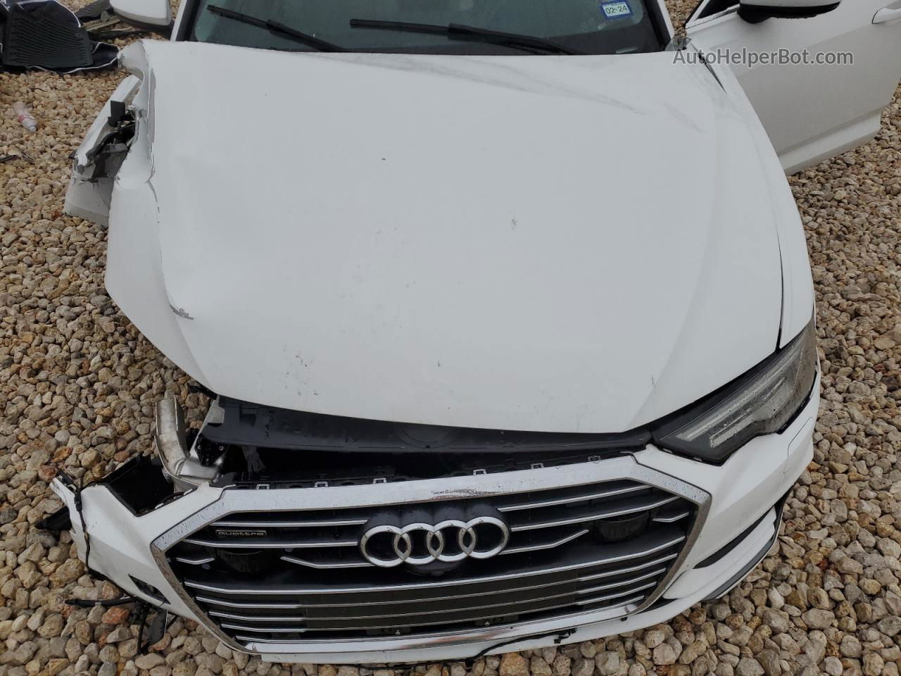 2019 Audi A6 Premium Plus White vin: WAUL2AF26KN109894