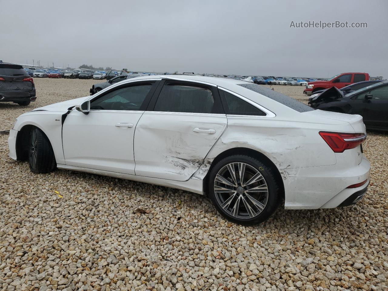 2019 Audi A6 Premium Plus White vin: WAUL2AF26KN109894