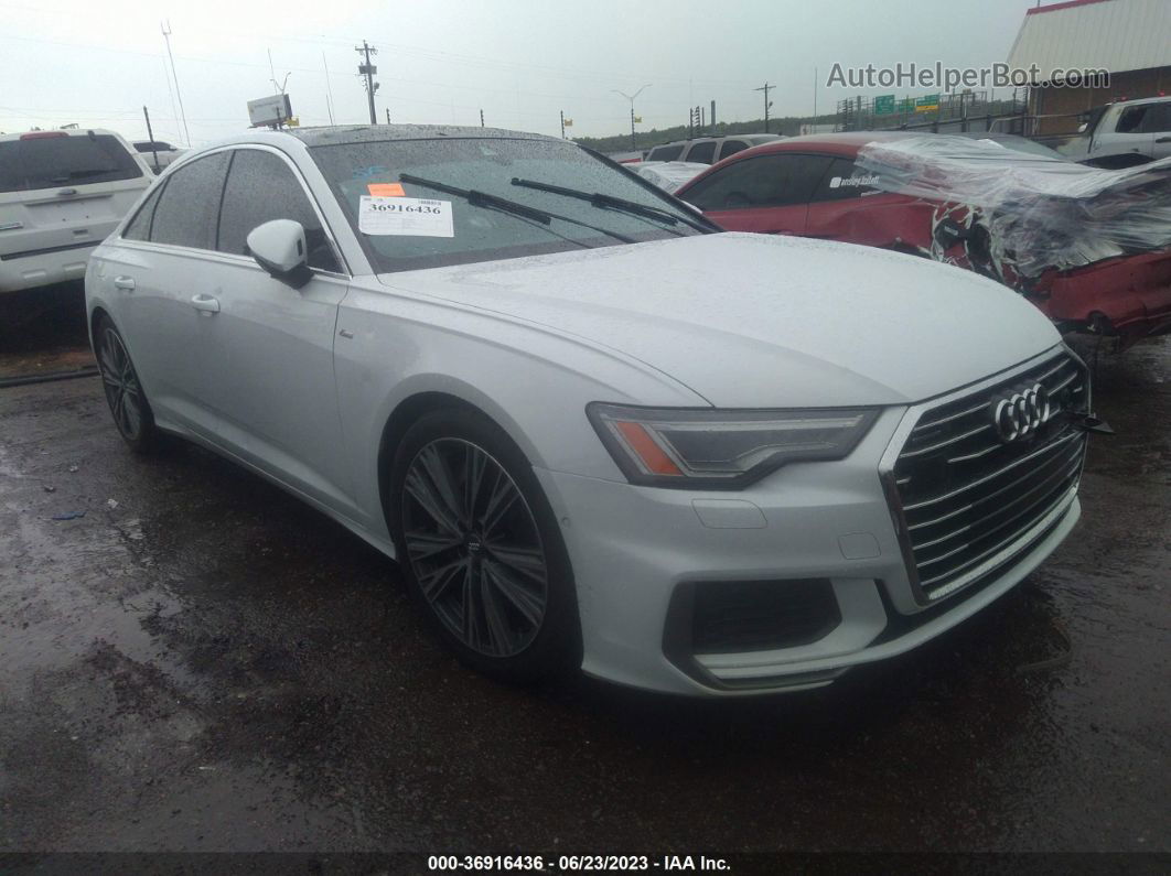 2019 Audi A6 Premium Plus White vin: WAUL2AF27KN017337