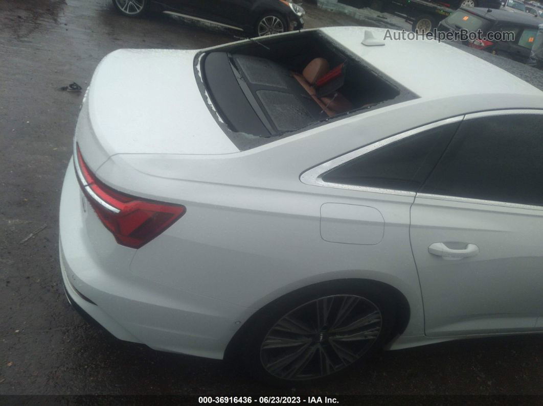 2019 Audi A6 Premium Plus White vin: WAUL2AF27KN017337