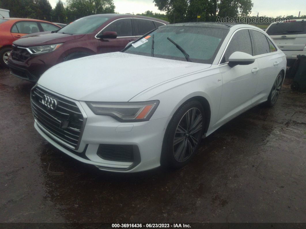 2019 Audi A6 Premium Plus White vin: WAUL2AF27KN017337