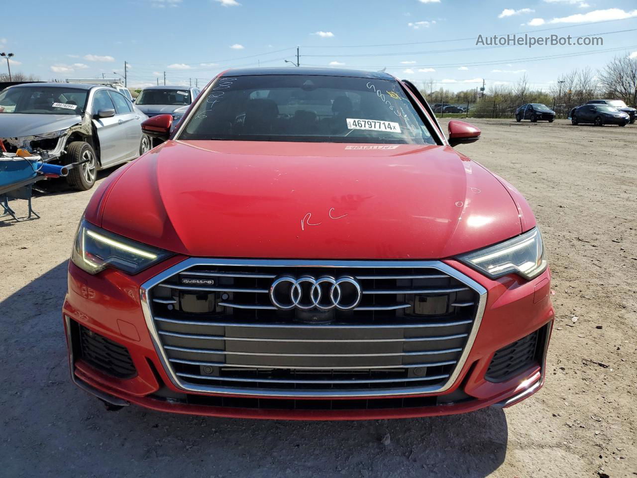 2019 Audi A6 Premium Plus Red vin: WAUL2AF27KN075903