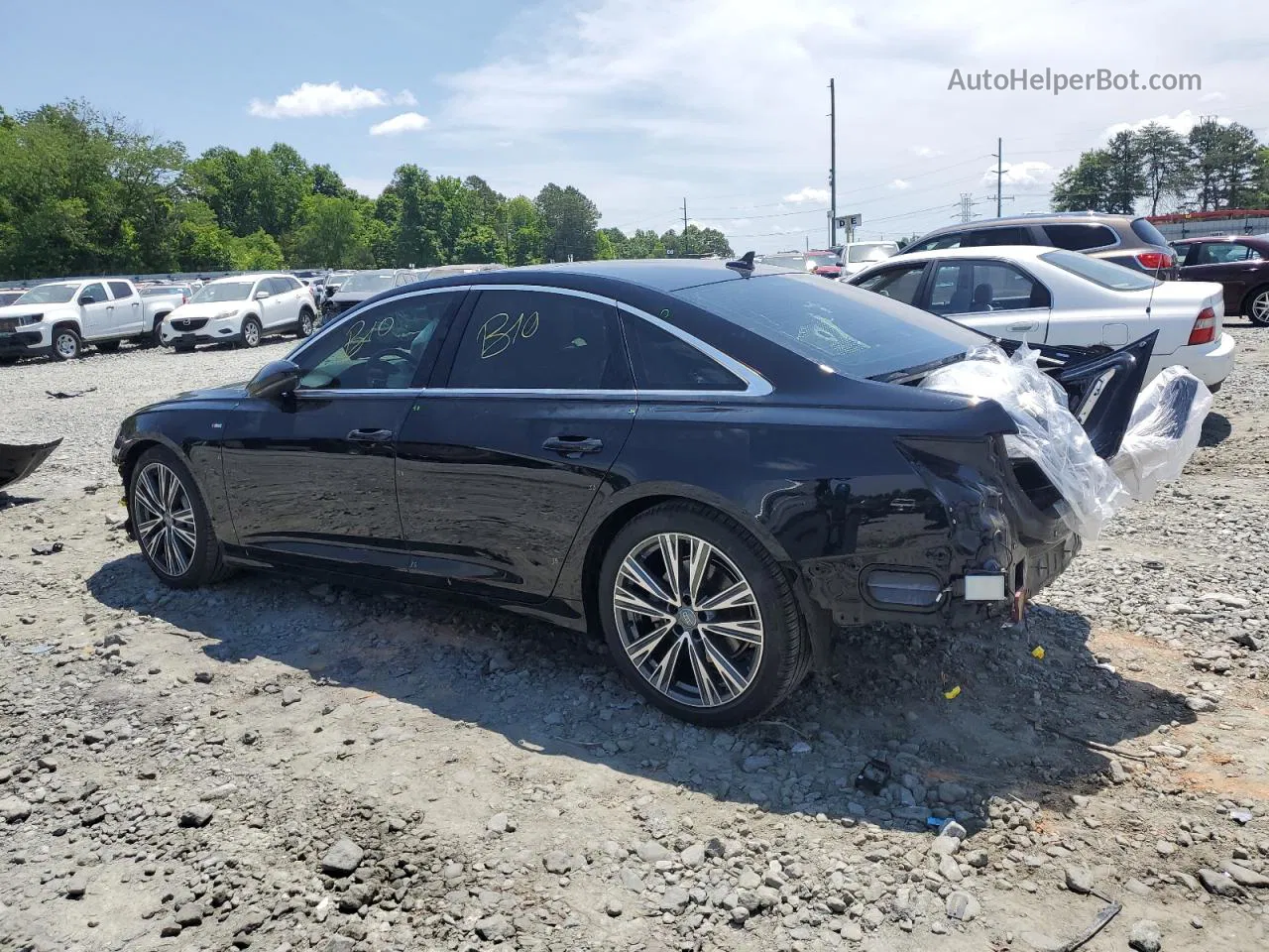 2019 Audi A6 Premium Plus Black vin: WAUL2AF29KN102390