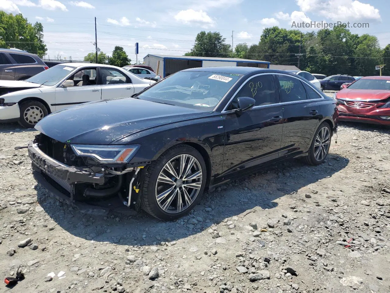 2019 Audi A6 Premium Plus Black vin: WAUL2AF29KN102390