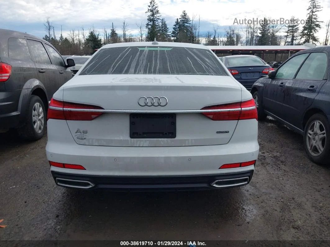 2019 Audi A6 55 Premium White vin: WAUL2AF29KN112384