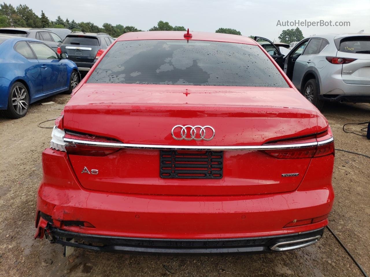 2019 Audi A6 Premium Plus Red vin: WAUL2AF29KN117195