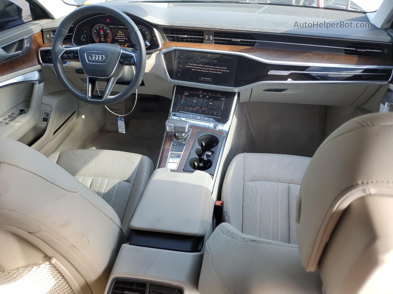 2019 Audi A6 Premium Plus Серый vin: WAUL2AF2XKN026355