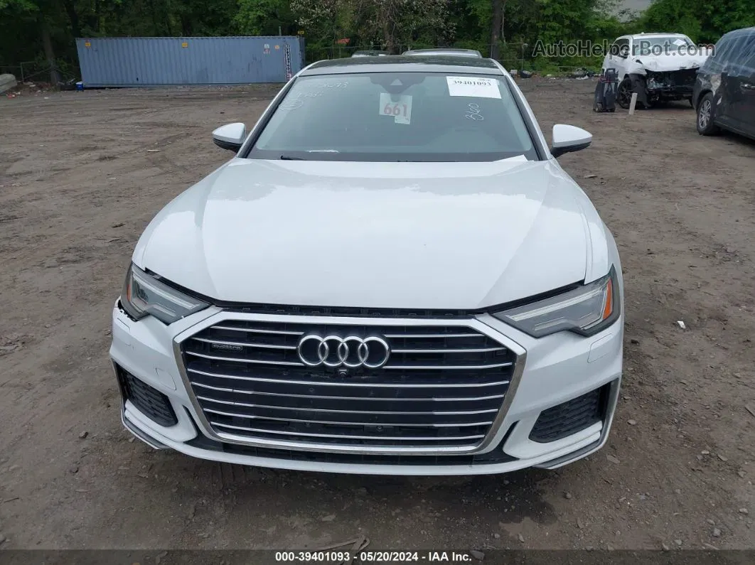 2019 Audi A6 55 Premium White vin: WAUL2AF2XKN062935