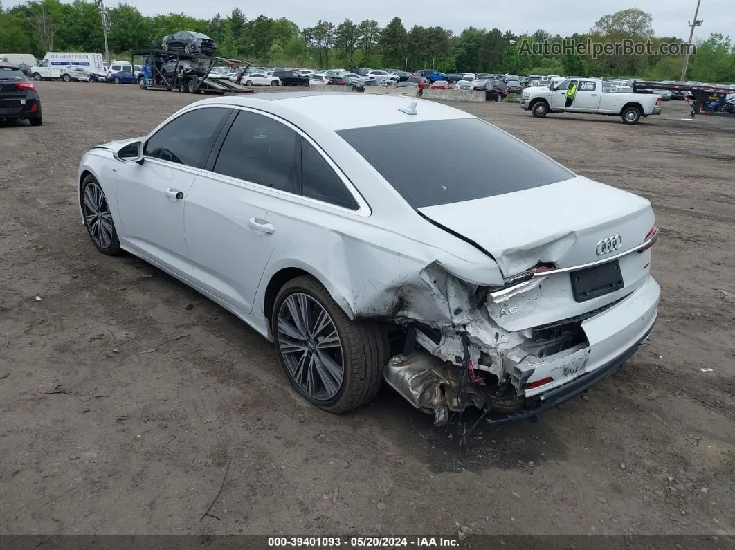 2019 Audi A6 55 Premium White vin: WAUL2AF2XKN062935