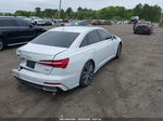 2019 Audi A6 55 Premium White vin: WAUL2AF2XKN062935