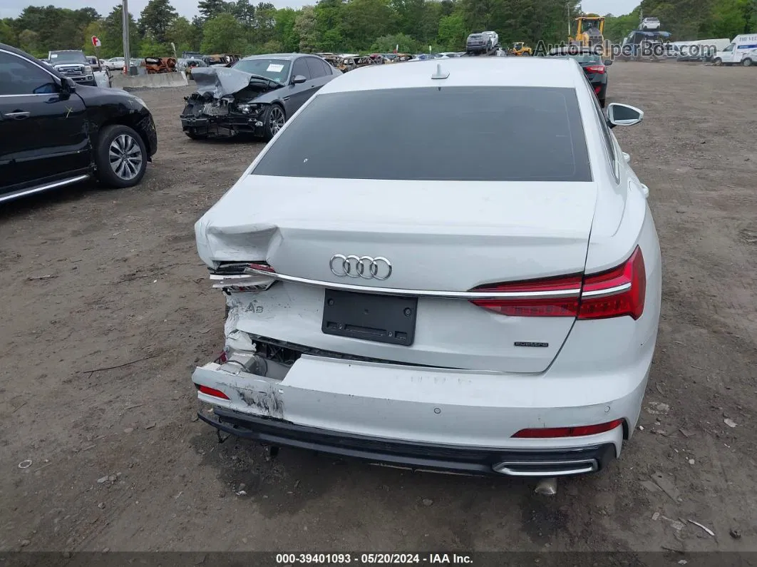 2019 Audi A6 55 Premium White vin: WAUL2AF2XKN062935