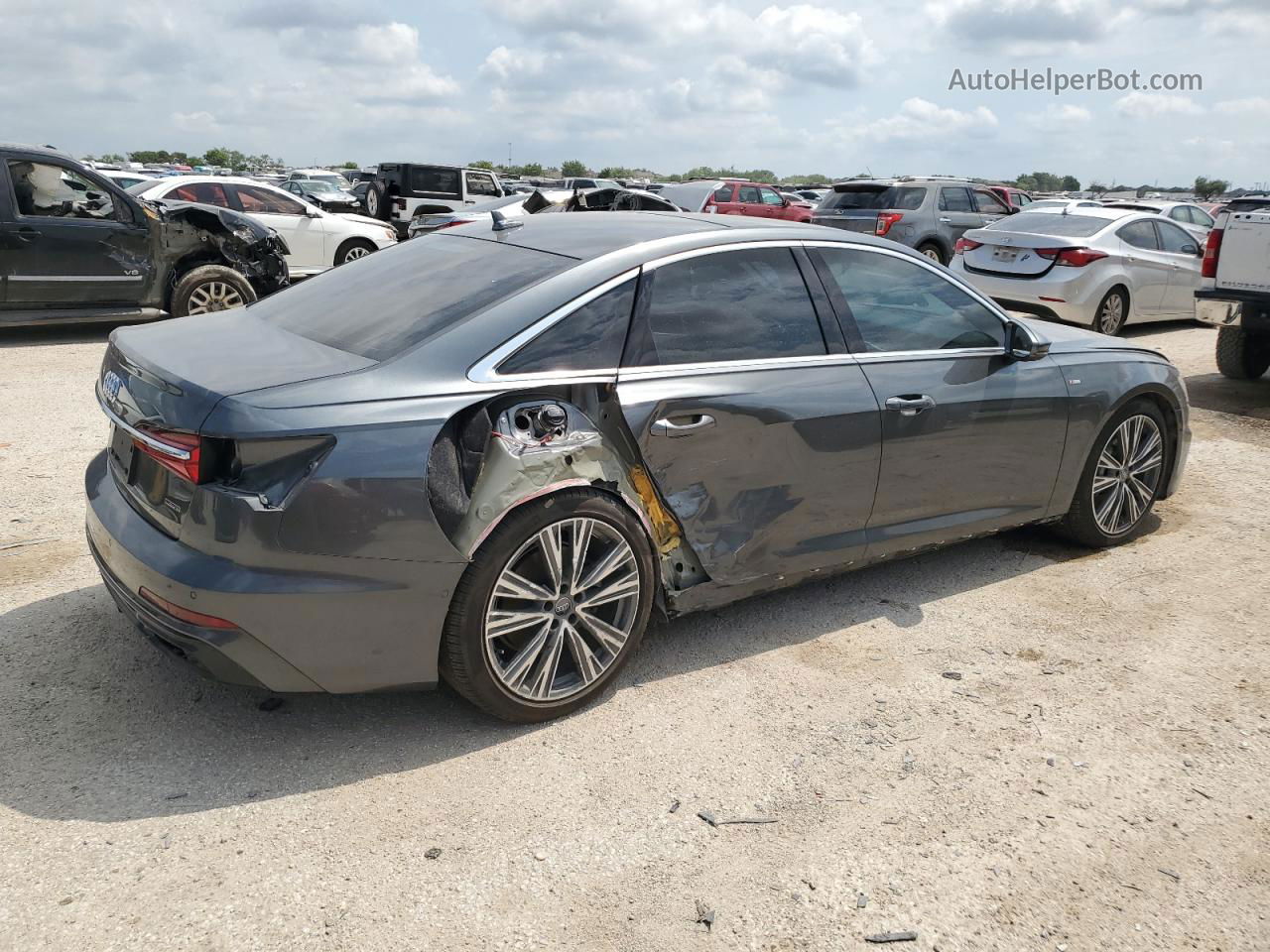 2019 Audi A6 Premium Plus Gray vin: WAUL2AF2XKN092873