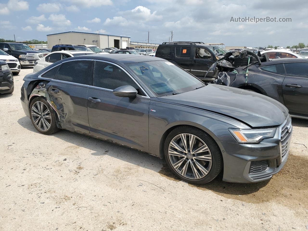 2019 Audi A6 Premium Plus Gray vin: WAUL2AF2XKN092873