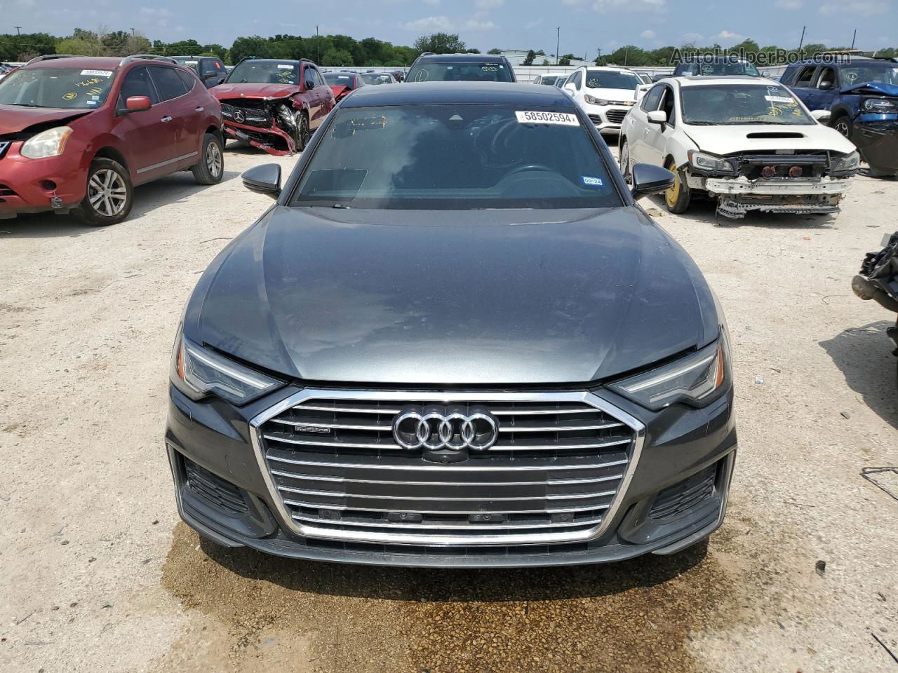 2019 Audi A6 Premium Plus Gray vin: WAUL2AF2XKN092873