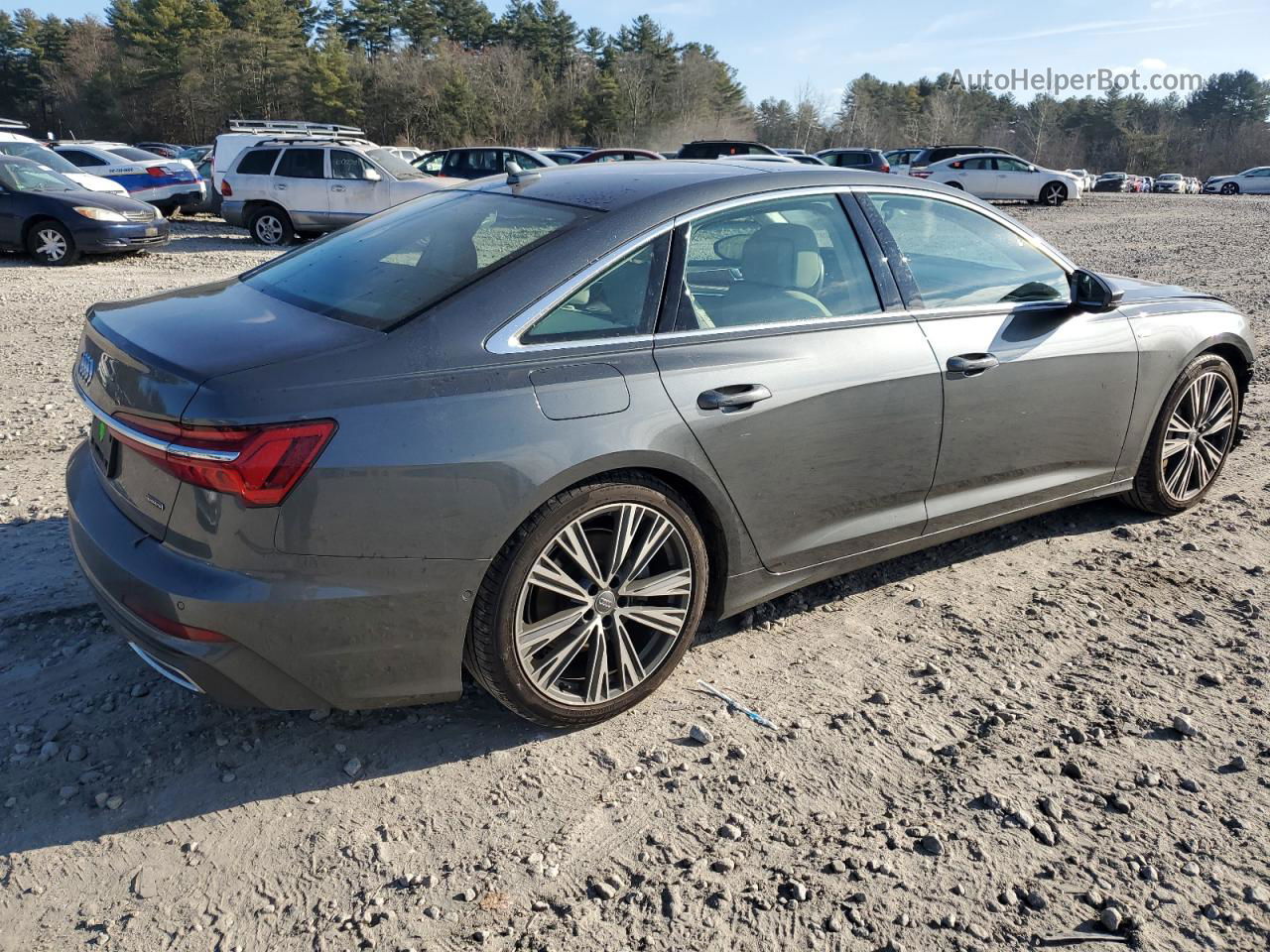 2019 Audi A6 Premium Plus Gray vin: WAUL2AF2XKN104195