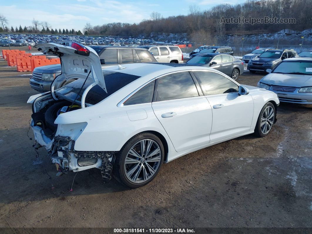 2019 Audi A6 55 Premium White vin: WAUL2AF2XKN106979