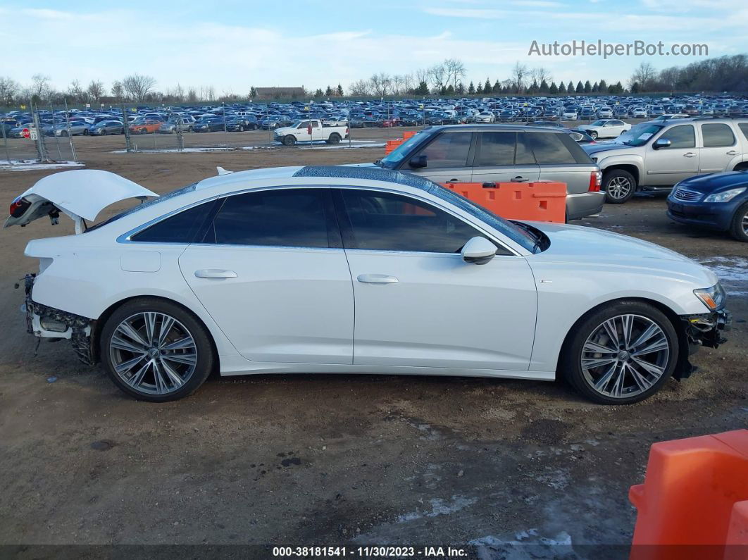 2019 Audi A6 55 Premium White vin: WAUL2AF2XKN106979