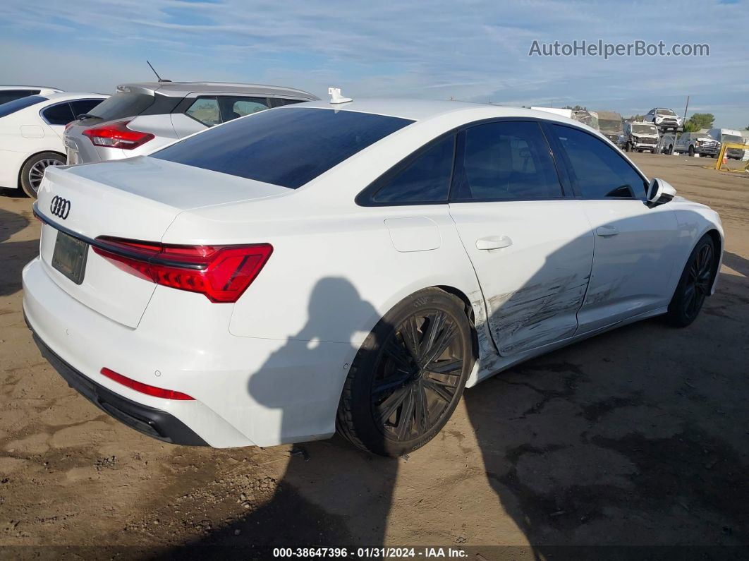 2019 Audi A6 55 Premium White vin: WAUL2BF2XKN052301