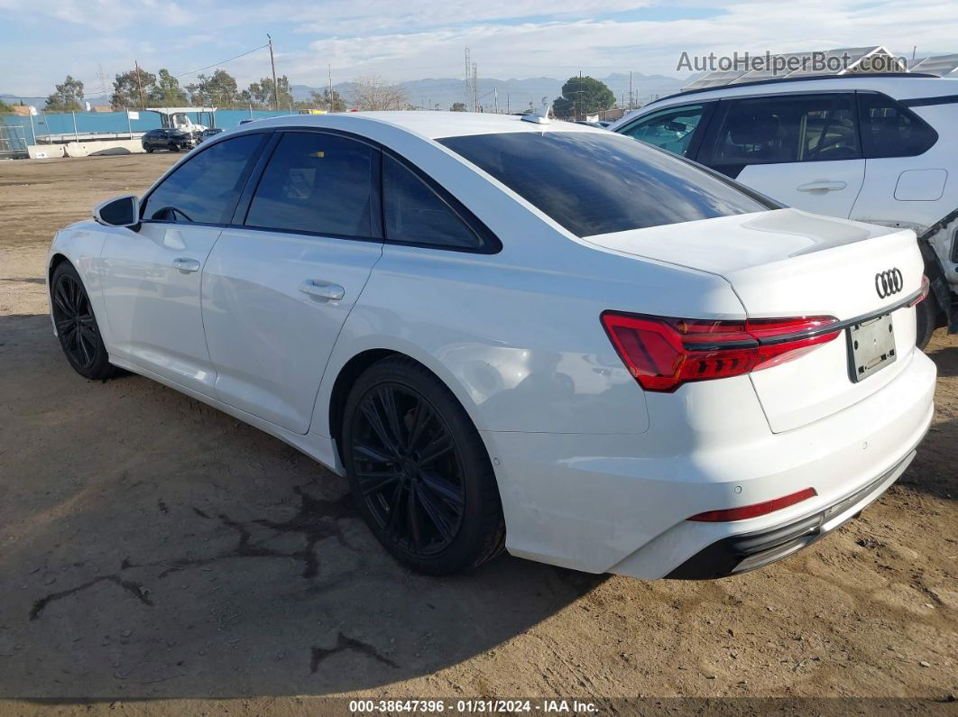 2019 Audi A6 55 Premium White vin: WAUL2BF2XKN052301