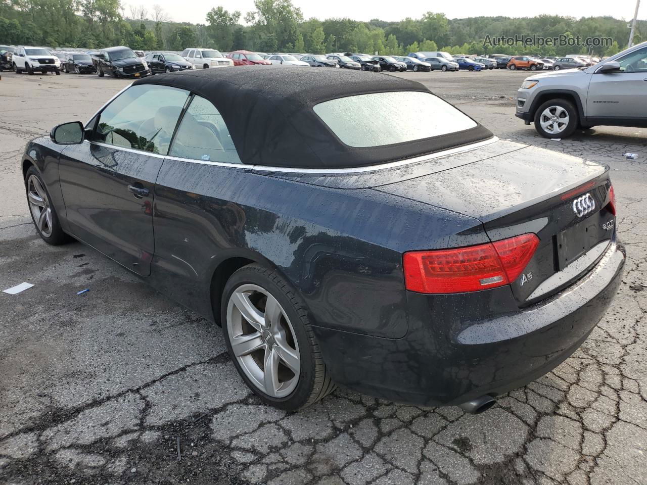 2014 Audi A5 Premium Plus Синий vin: WAULFAFH1EN011689