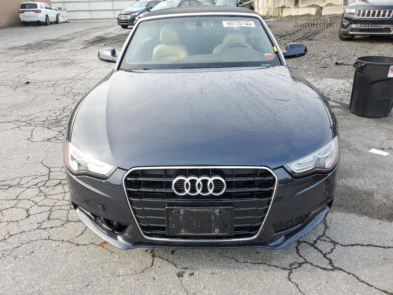 2014 Audi A5 Premium Plus Blue vin: WAULFAFH1EN011689