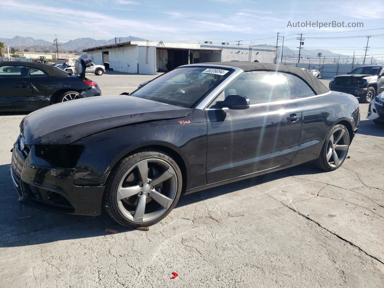 2014 Audi A5 Premium Plus Black vin: WAULFAFH1EN012700