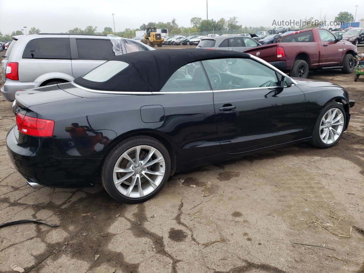 2014 Audi A5 Premium Plus Black vin: WAULFAFH3EN007014