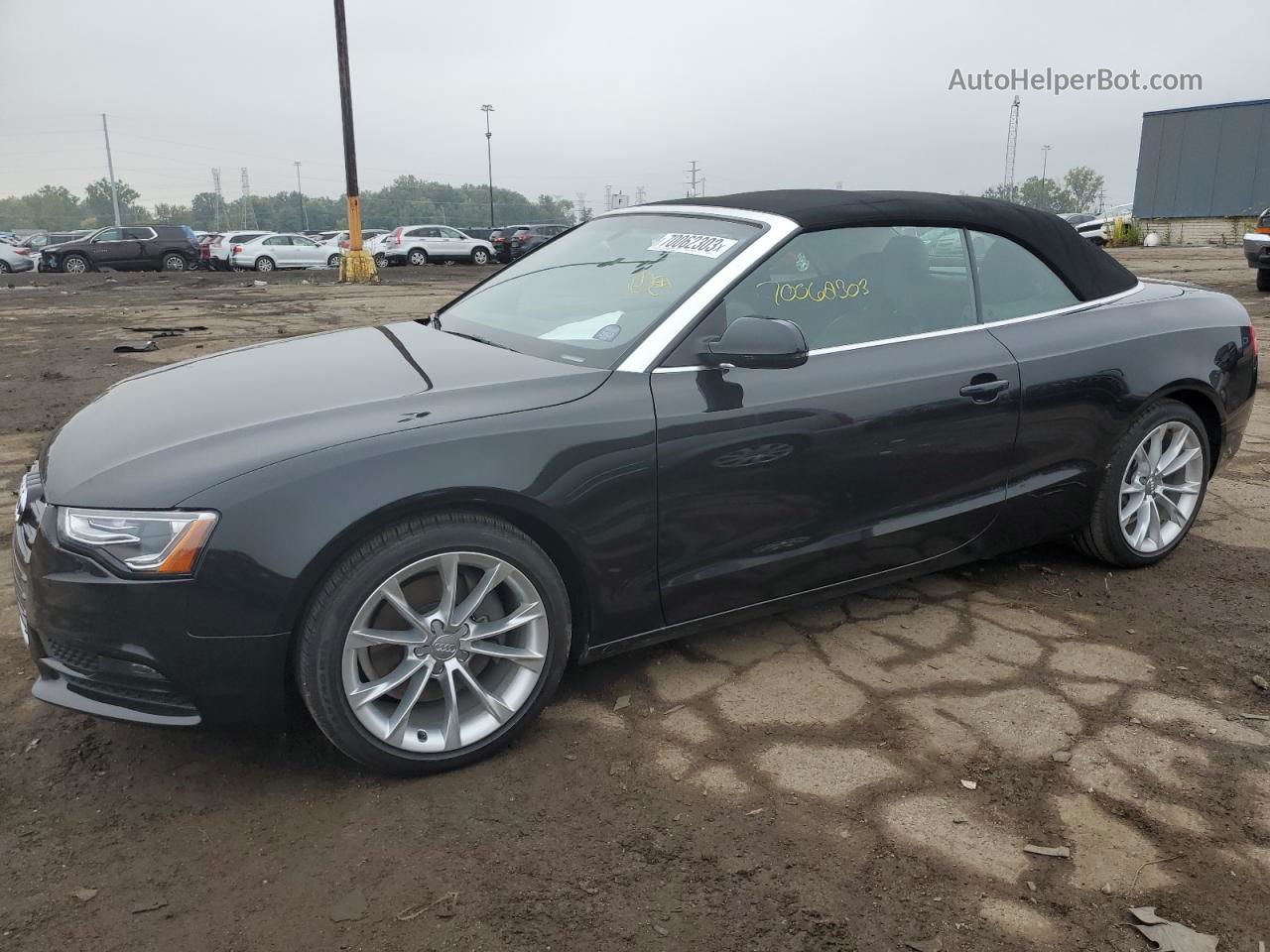 2014 Audi A5 Premium Plus Черный vin: WAULFAFH3EN007014