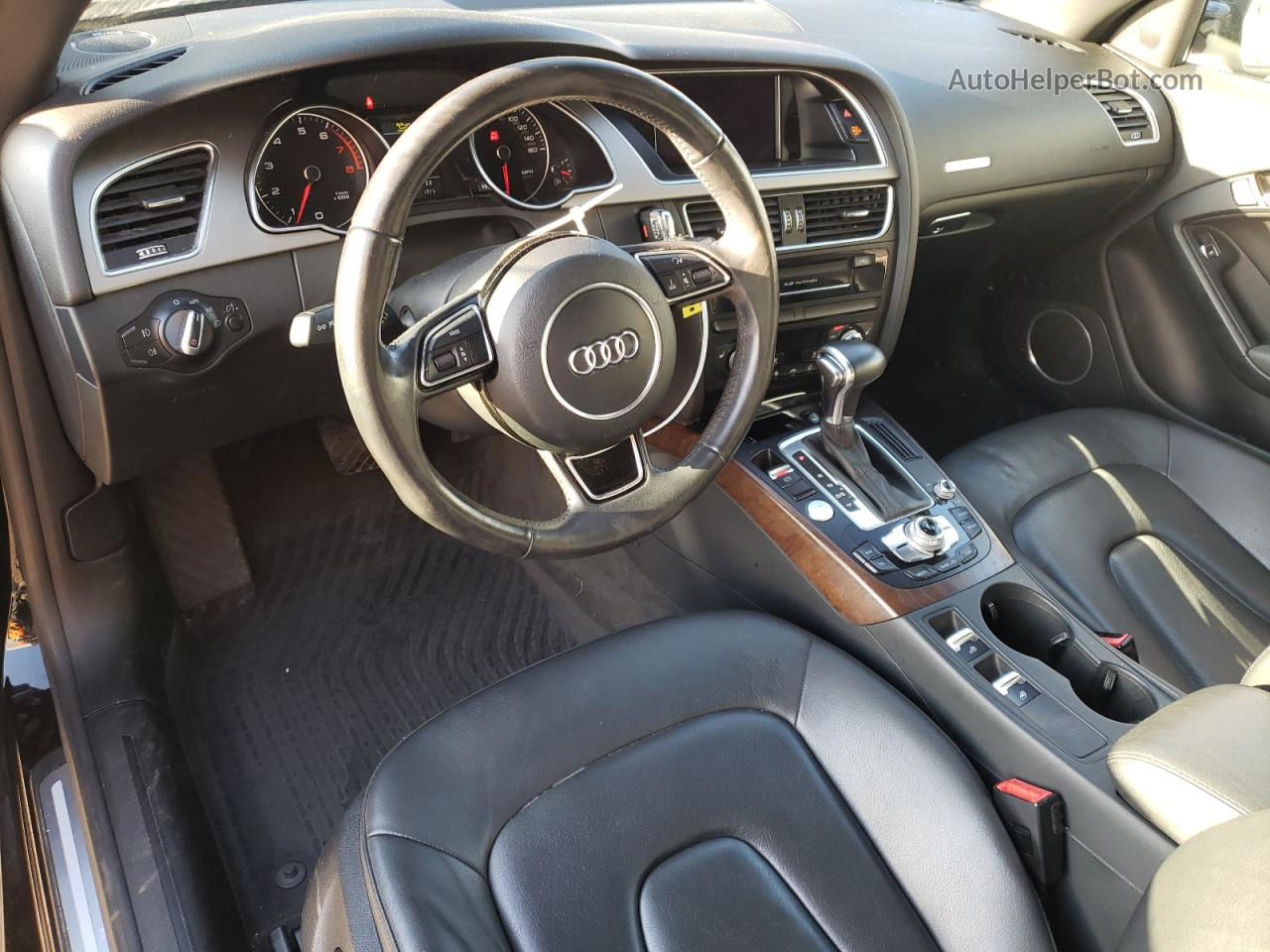 2014 Audi A5 Premium Plus Black vin: WAULFAFH4EN013713