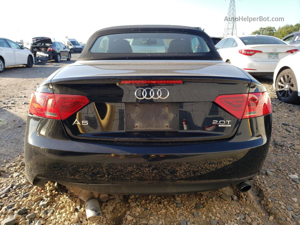 2014 Audi A5 Premium Plus Черный vin: WAULFAFH4EN013713