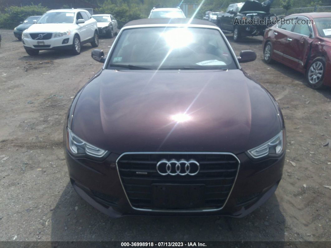 2014 Audi A5 Premium Plus Purple vin: WAULFAFH5EN008729