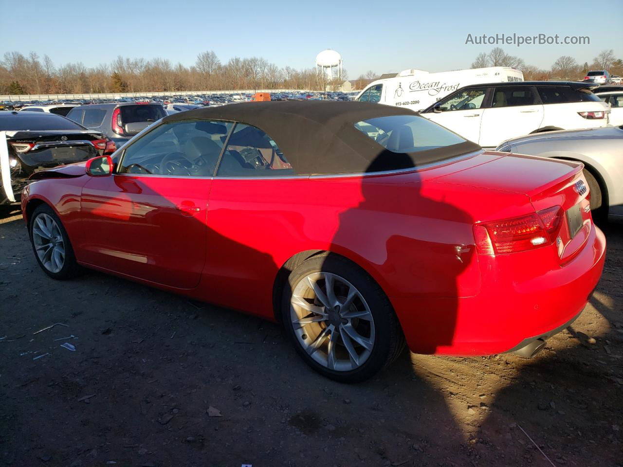 2014 Audi A5 Premium Plus Red vin: WAULFAFH6EN006696