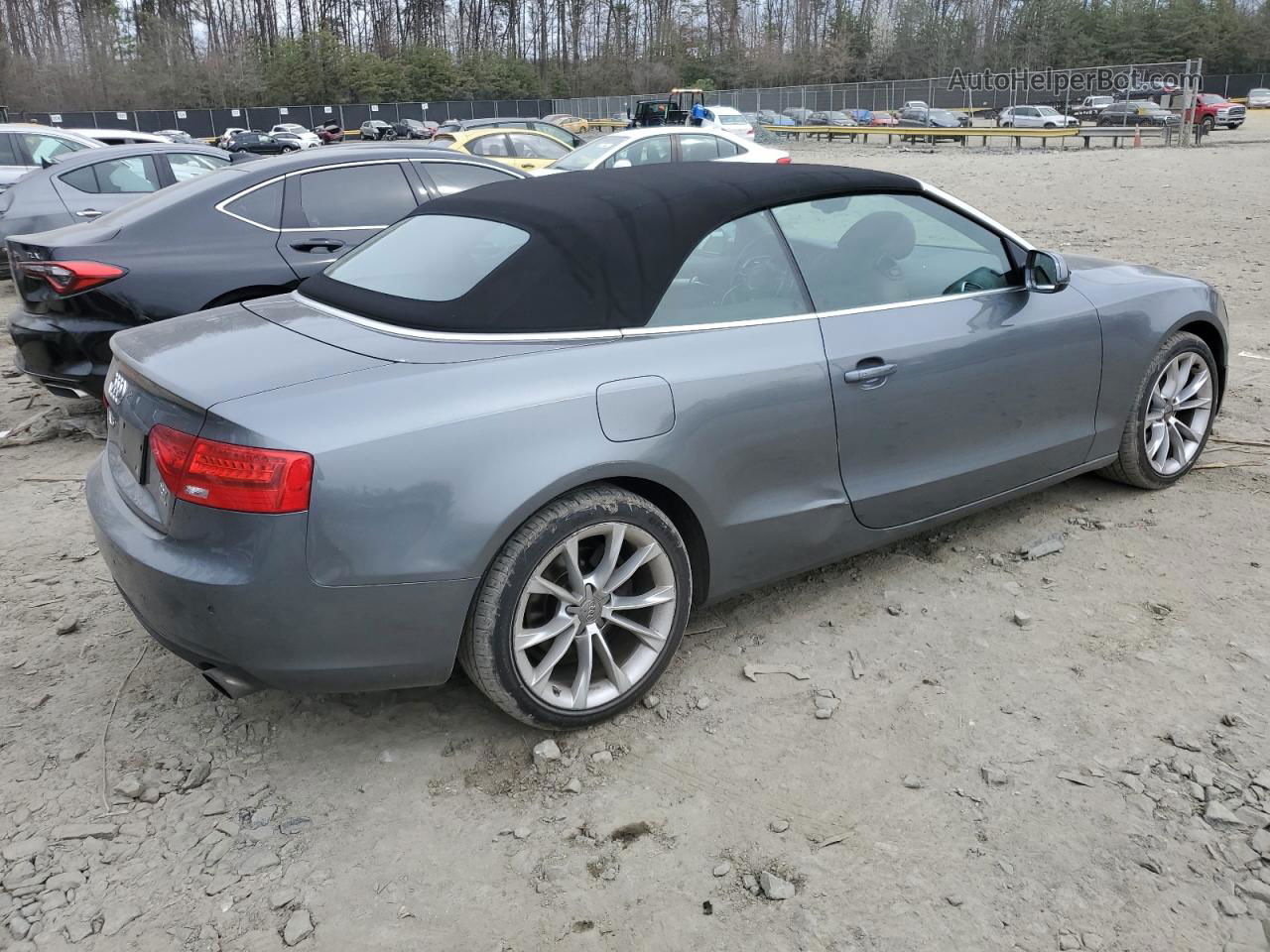 2014 Audi A5 Premium Plus Gray vin: WAULFAFH6EN010232