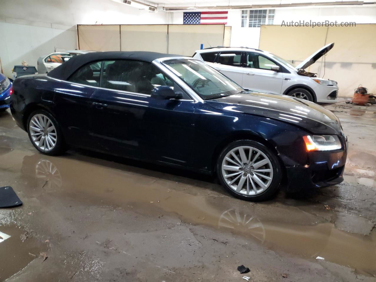 2011 Audi A5 Premium Plus Blue vin: WAULFAFH8BN004346