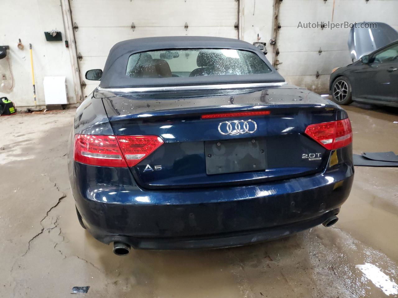 2011 Audi A5 Premium Plus Blue vin: WAULFAFH8BN004346